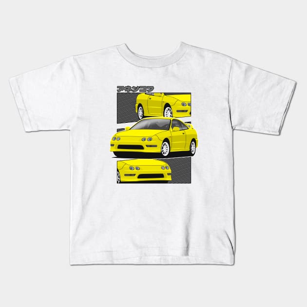 Honda Integra Kids T-Shirt by Rebellion Store